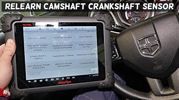 HOW TO RELEARN CRANKSHAFT POSITION SENSOR, RELEARN CAMSHAFT POSITION SENSOR DODGE JEEP CHRYSLER