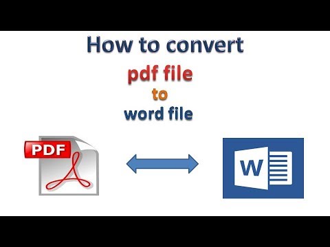 Without any software Convert PDF to Word Online