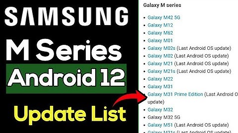 Samsung M Series Android 12 OneUI 4.0 Update List | M51 M31 M31S M32 M42 5G M32 5G M12 M11 M52 M21
