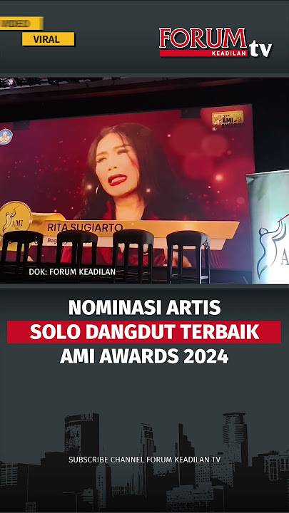 NOMINASI ARTIS SOLO DANGDUT TERBAIK AMI AWARDS 2024