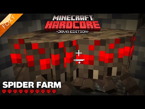 Thumbnail For Minecraft Hardcore - Spider Farm