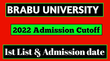 brabu ug merit list 2022 | brabu part 1 1st merit list 2022 | brabu ug part 1 merit list 202