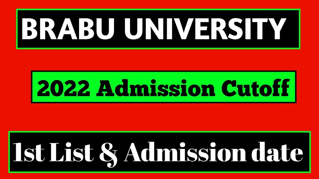 brabu ug merit list 2022 | brabu part 1 1st merit list 2022 | brabu ug part 1 merit list 202
