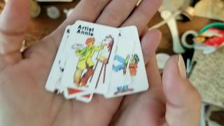Junk Journal from a playing card box | Part 1 | Cover