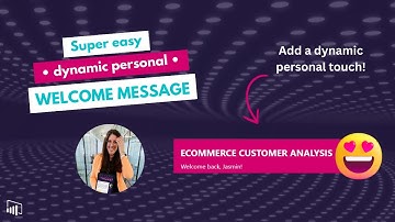 😍 How to add a dynamic personal welcome message in Power BI with USERPRINCIPALNAME()