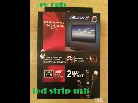 Video: LED LED Trakovi USB: Kako Povezati RGB LED Trak Z USB Priključkom? Tračni Adapterji S 5 Voltnim USB Kablom. Kako Vstaviti Trak Iz Računalnika?