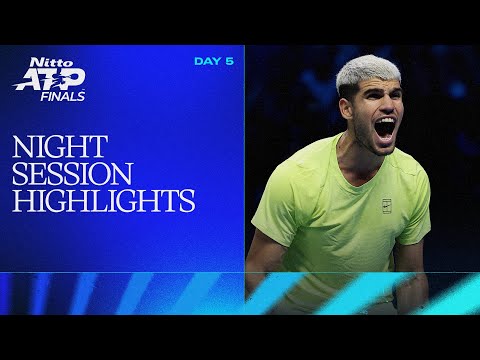 Alcaraz vs Musetti & Cash/Glasspool vs Granollers/Zeballos | 2025 Nitto ATP Finals Day 5 Pt. 2