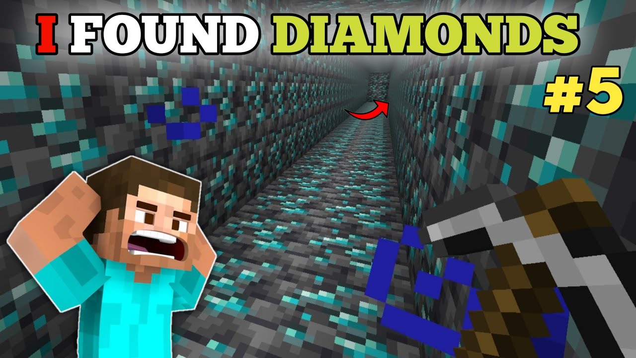 I FOUND DIAMONDS 😍 MINECRAFT SURVIVAL SERIES || EP-5 || - YouTube