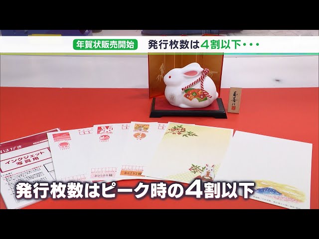 1年がいい年になるよう書くつもり」2023年用年賀はがき販売開始 文具店