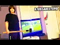 r/kidsarestupid | Destroying a $3000 TV after mom turns off wifi