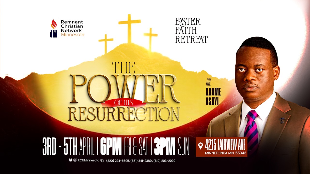 THE POWER OF HIS RESURRECTION || DAY 2|| DR AROME OSAYI || RCN ...