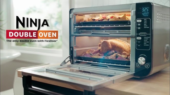 Get to know the new Ninja® 12-in-1 Double Oven with FlexDoor™. It