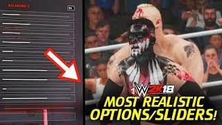WWE 2K18 Best Sliders For Realism & Best Experience! screenshot 4