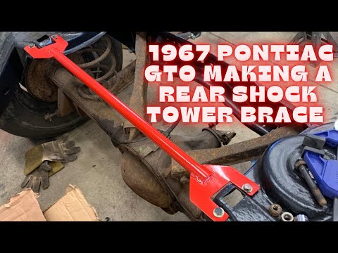 1967 Pontiac GTO rear shock tower brace DIY GM A Body