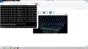 Automatic TMA tool for constrained maneuvering target using computer vision