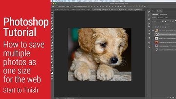 Photoshop Tutorial  - Save Photos for Web