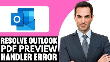 Hoe u de Outlook PDF Preview Handler-fout (2025) stap voor stap kunt oplossen
