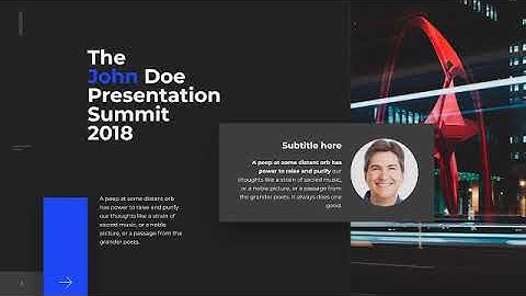 Professional Dark - Free Presentation Template