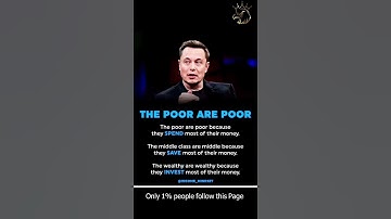 Why The Poor Stay Poor (The Secret to Getting Rich) #motivation