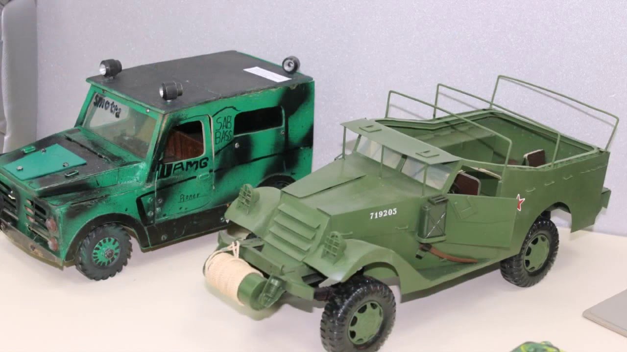 Бумажные военные машины