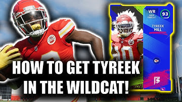 HOW TO GET TYREEK HILL IN THE WILDCAT! MADDEN 21 TIPS AND TRICKS!