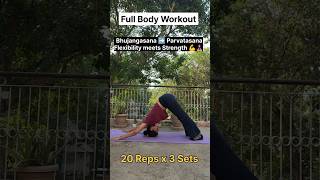 Try this Flow✨ Full Body Workout #bhujangasana #parvatasana #viralshorts #explore #reels #fitness🔥
