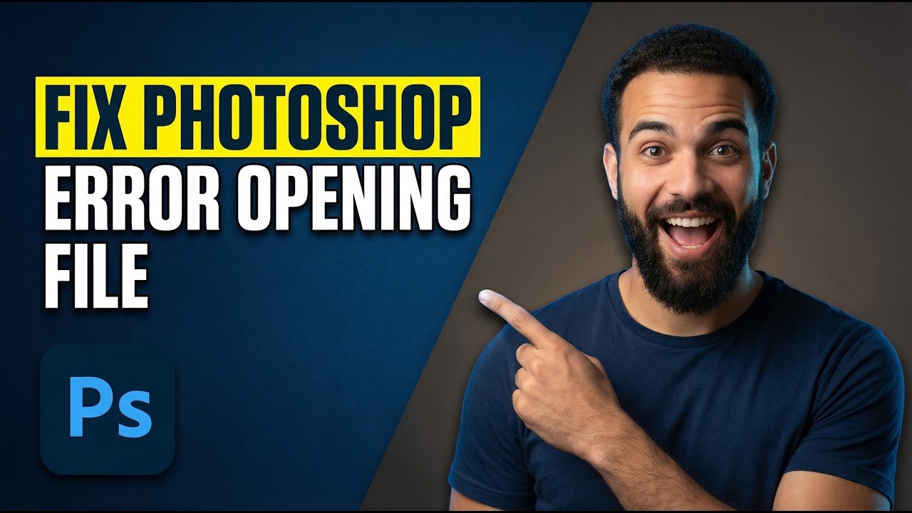 How To Fix Photoshop Error Opening File (2026 Easy Guide) - YouTube