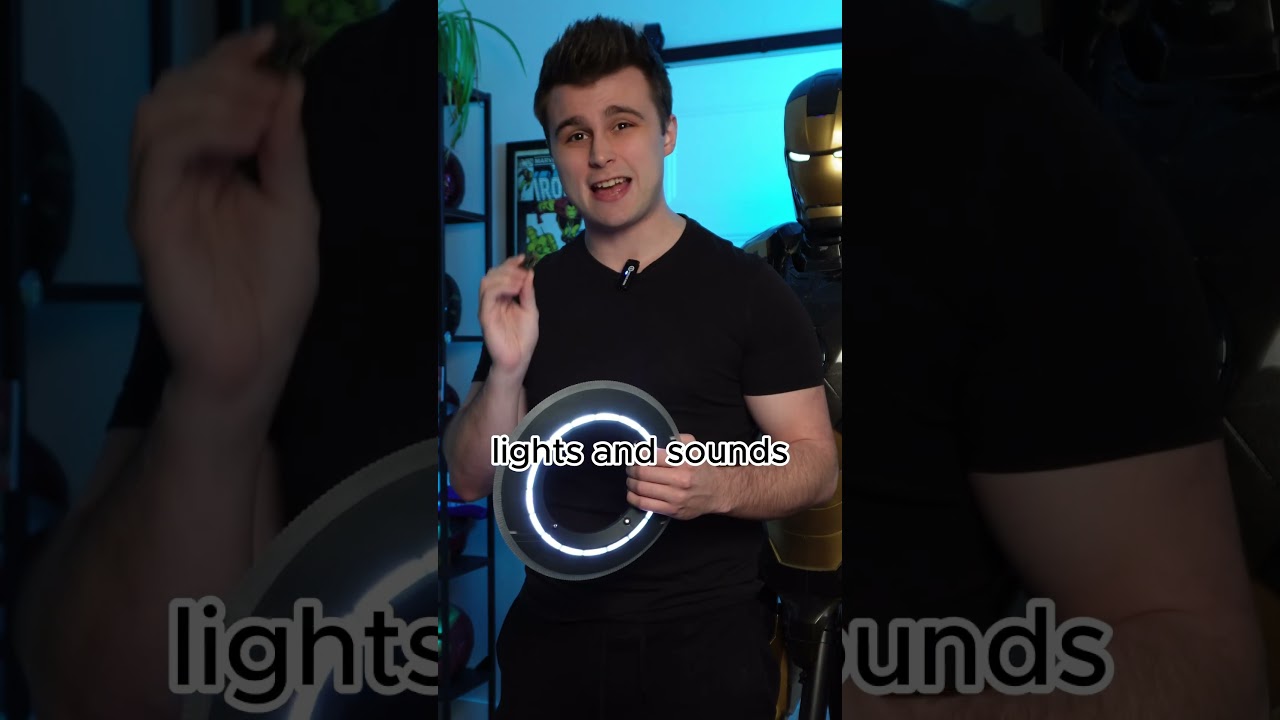 I MADE A REAL IDENTITY DISK! #shorts #tron #tronlegacy #disney #3dprinting #diy #cosplay #motivation