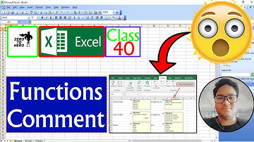 Day 40 - Functions & Comment | Microsoft Excel 2003 | Tiger Army | 2022