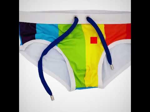 AceProSport - Sexy Bikini Men Swimwear Rainbow Swimsuit Mens Swim ...