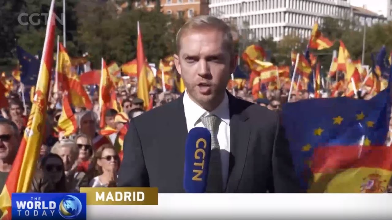 Anti-government protests hit Madrid