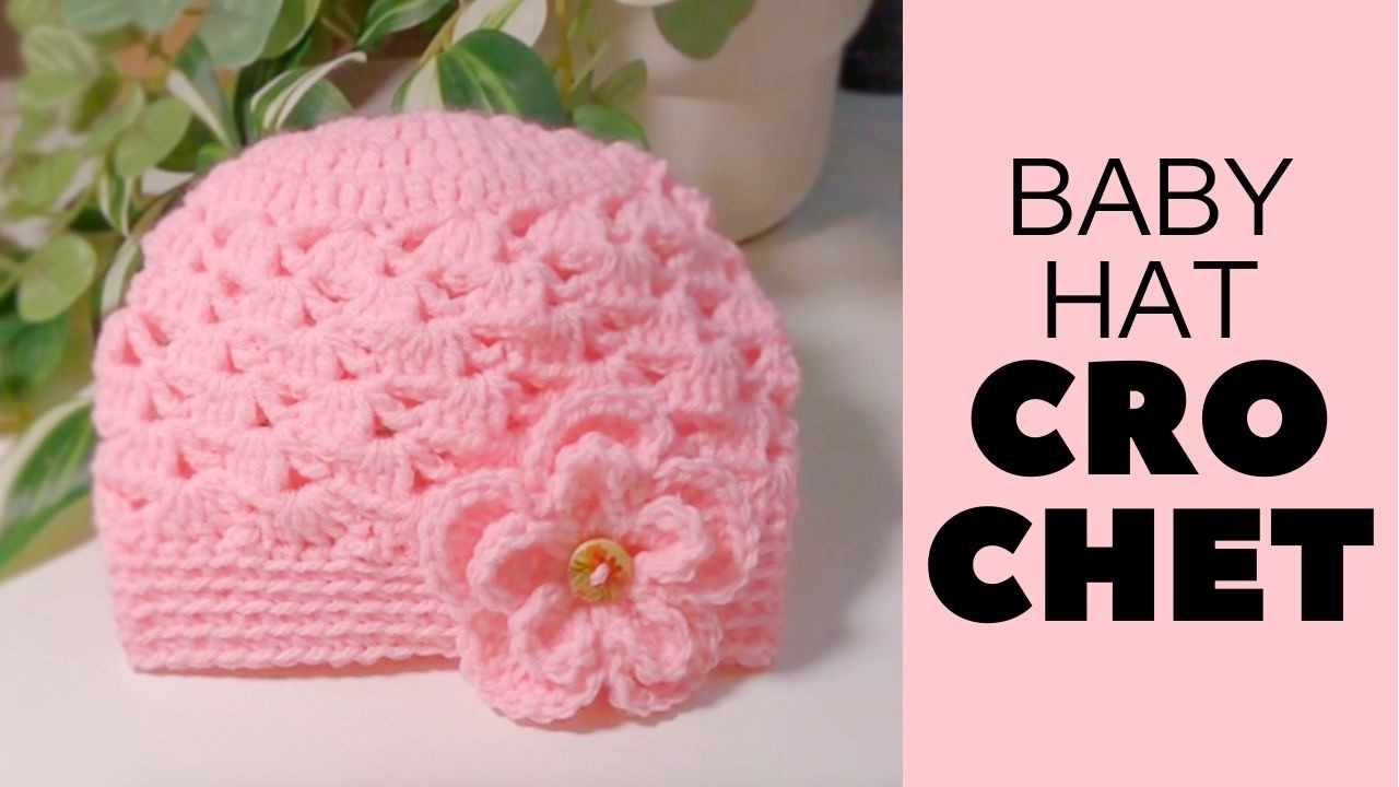 Easy Crochet Hat Tutorial for Beginners! Baby Girl Hat (3–6 Months)
