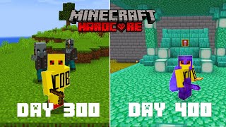 I Survived 400 Days in Hardcore Minecraft ... Here's What Happened!