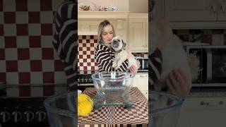 My comfort recipe 🍋 #baking #recipe #baker making a lemon blueberry loaf to reduce waste 🫐