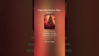 Cogito, Matrimonium, Baptismus Słowa Adam Czyk Człowiek, Muzyka i wykonanie SUNO AI SI