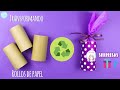 Dulceros sorpresas con materiales reciclado 🎁♻️ - reciclando rollos de papel  |Partypop DIY🎉|