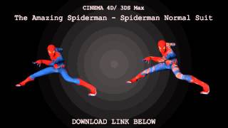 Cinema 4D/ 3DS Max | The Amazing Spiderman Model Download