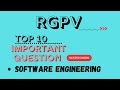 IMPORTANT TOPICS OF UNIT 1 AND 2 SOFTWARE ENGINEERING RGPV| #rgpvnotes