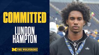 In-state ATH Lundon Hampton commits to Michigan