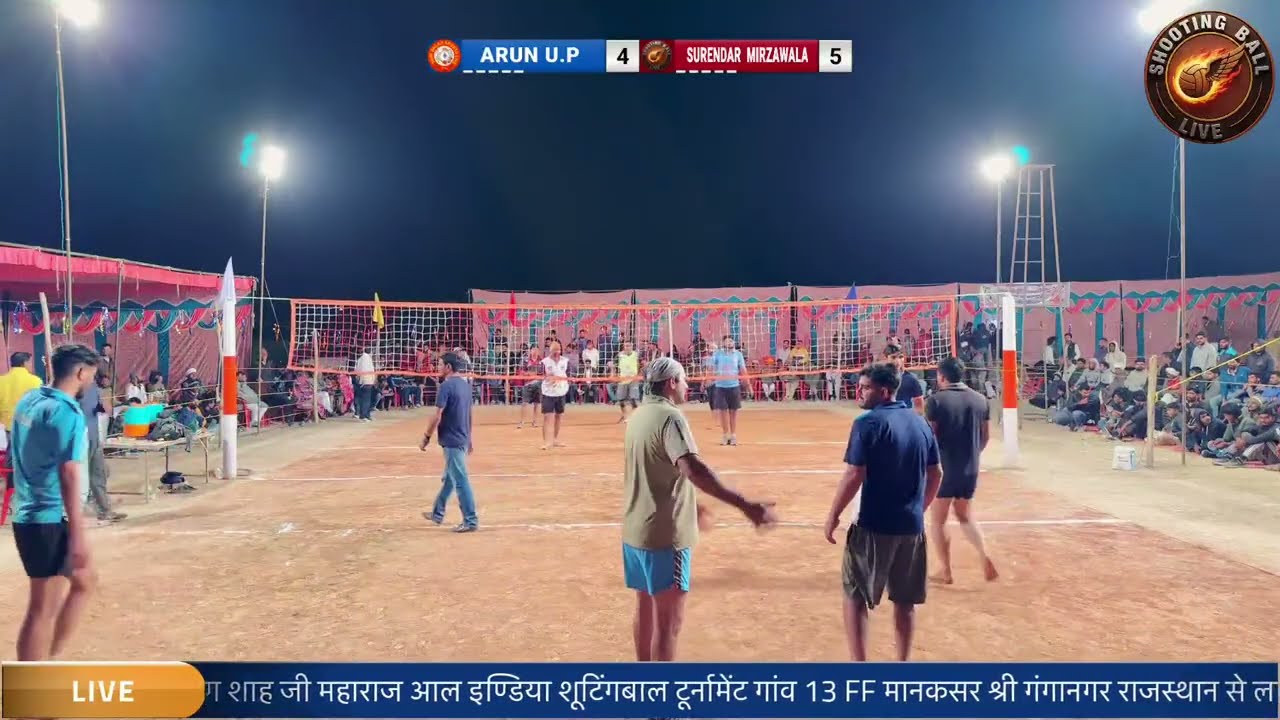 Final🔥सुरेन्द्र जी मिर्जेवाला, जस्सा मलड़खेड़ा, संदीप पीरकामड़ीया🆚 अरुण Up,कुनाल शूटिंग बाल 13 FF 