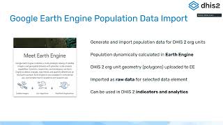 Google Earth Engine Population Data Import - DHIS2 2.39 screenshot 5