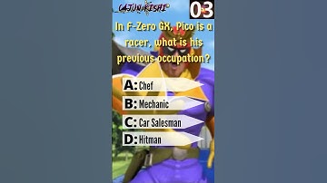 In F-Zero GX, Pico is a racer, what is his previous occupation?