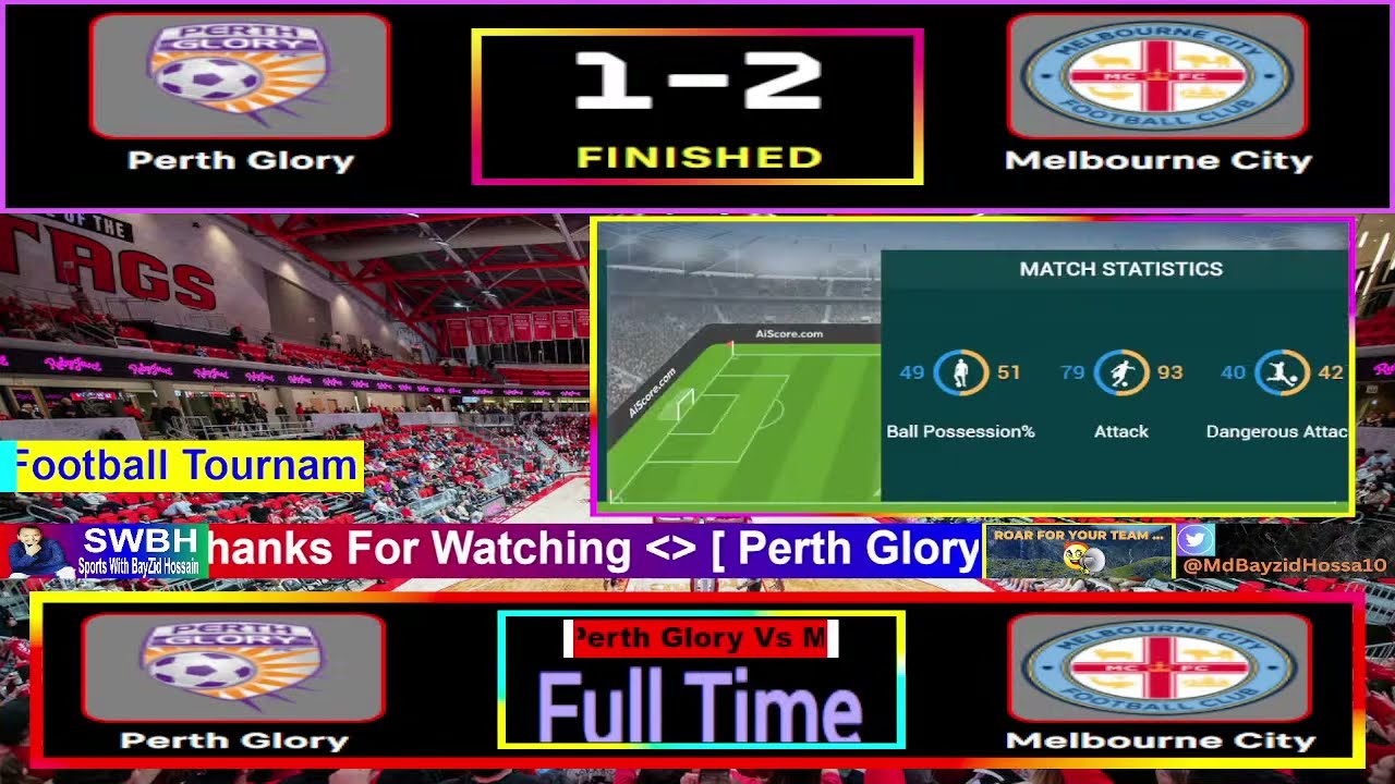Live Perth Glory Vs Melbourne City