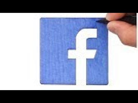 Draw Facebook how to draw Facebook - YouTube