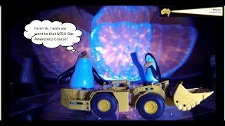Methane explosion in explosion chamber with model loader