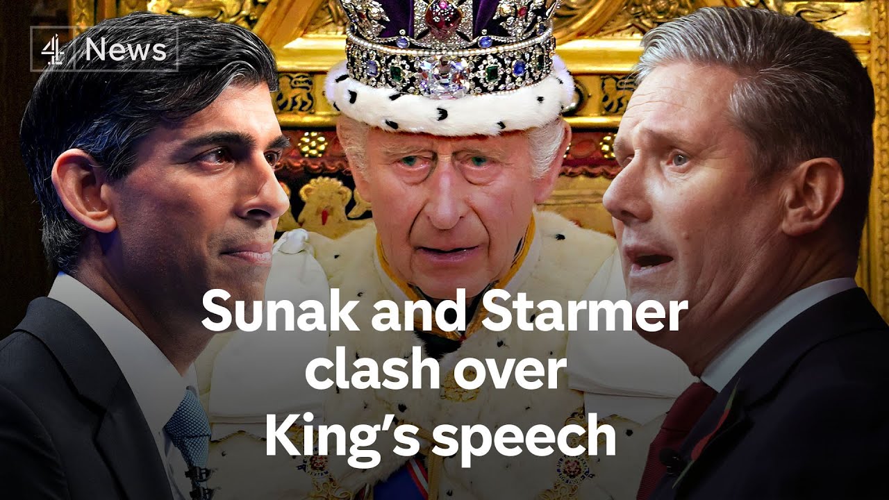 King’s Speech: Sunak and Starmer clash as government lays out plans