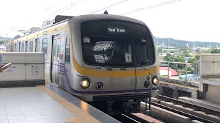 LRTA LINE 2 TRAINSET 1 SPOTTED AS TEST TRAIN EQUIPPED WITH NEW PROPULSION SYSTEM