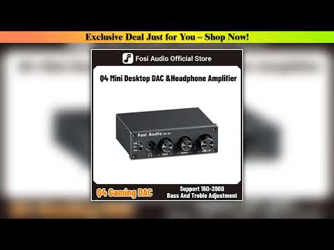 Fosi Audio Q4 — Review (2025): Fosi Audio Q4 Mini Stereo USB Gaming DAC & Headphone