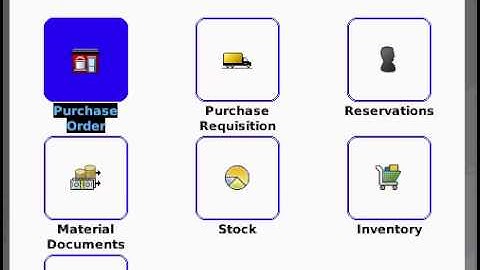 SAP Mobile Application on Blackberry - How to Log-in on Main Menu