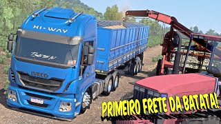 CARGA REALISTA DE BATATA A GRANEL NO IVECO 460 -  ETS 2 1.50